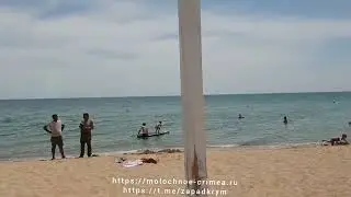 Евпатория, п.Заозёрное - Пляж СУПЕРАКВА  - 9 июня 2023 г.