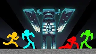 Stickman VS Minecraft: Warden Survival - AVM Shorts Animation