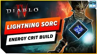 Diablo 4 Insane Lightning Sorcerer Build - High Crit Damage & Great Survivability