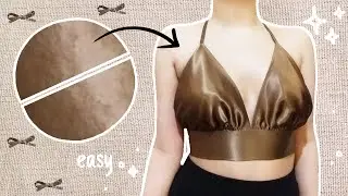 Wow 💥 Very Easy Bra Sewing in All Sizes - No Pattern! Sewing Tips and Tricks.