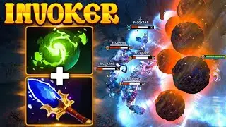 ИНВОКЕР с РЕФРЕШЕРОМ 🔥 Нереальный УРОН.. INVOKER Dota 2