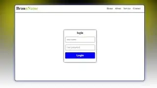 How to create Login Page Using HTML And  CSS Only | Tutorial For Beginner