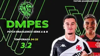 PATCH DMPES 3.2 - BRASILEIRÃO SÉRIE A & B GRATUITO | PES 2017