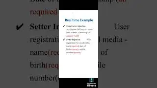 Constructor and Setter injection difference 
