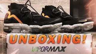 NEW RARE NIKE AIR VAPORMAX UTILITY "ORANGE PEEL" UNBOXING + COMPREHENSIVE REVIEW!! FIRST ON YOUTUBE!