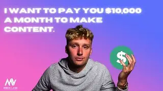I WILL PAY YOU TO MAKE CONTENT!