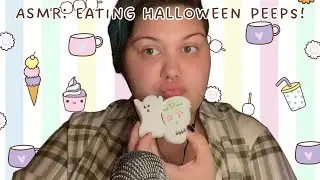 ASMR: Eating Halloween Peeps (MOUTH SOUNDS, CHEWING)