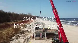 Montaz baru na plaży / Beach bar installation