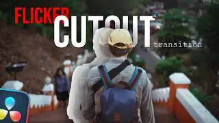 Flicker Cutout Transition in Davinci Resolve | Full Tutorial|