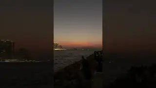 Beautiful Night view after sunset😍 #sunset #trending #skylovers #travel