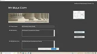 My Bulk Copy Program
