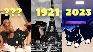 Maxwell the Cat Dance in Different years