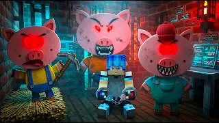 OS TRÊS PORQUINHOS RAPTARAM O KELLVINHO E PEDIRAM RESGATE NO MINECRAFT