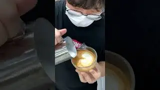 27/6/2023 Latte art practice
