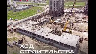 ЖК Яблоневый обзор хода строительства апрель 2023