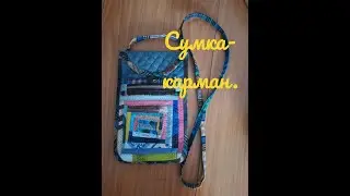Готовь сани летом , а сумку зимой. Сумка-карман .