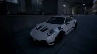 Cyberpunk 2077 - Driving in Night City on a Porsche 911 GT3 RS (Realistic Reshade Test)