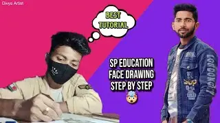 Sp Education Face drawing tutorial step by step || Sridhar Padhi drawing | @sridharpadhiofficial #drawing