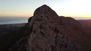 Sunrise over Segaria (Segaria highline project pt. 2)