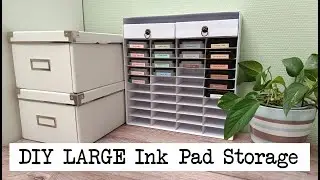 ✂️ DIY LARGE size Ink Pad Storage ✂️ | Perfertly fit for IKEA Kallax | For 40 ink pads | Easy, Cheap