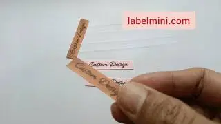 Customize Printed Label Grossgrain Ribbon Size 1x5cm