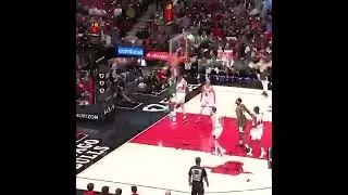 Andre Drummond with the block