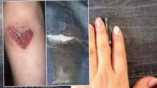 Как зашить джинсы / Латка на джинсы