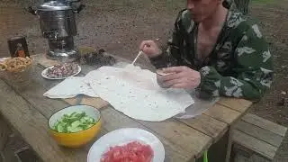 Живём в лесу | Готовим перекус | Обычный день из жизни