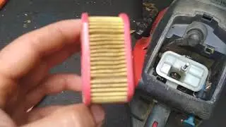 Бензопила EFCO mth 560. И её бумажный фильтр.