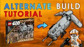 Lego GUNSHIP Alternative Build from AT-TE (75337) - Instructions