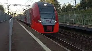 Электропоезд ЭС2Г-088/139 "Ласточка-экспресс" сообщением "Клин - Москва Ленинградский вокзал"