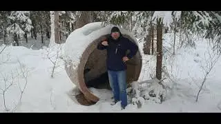 Бетонный дзот найденный в лесу займет новое место
