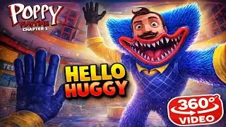 360° VR - Theodore Peterson (Hello Neighbor) as Huggy Wuggy | Poppy Playtime - Chapter 1 | 8K, HDR