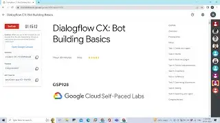 Dialogflow CX: Bot Building Basics 