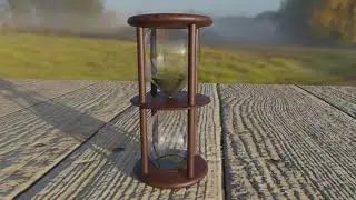 Hourglass - Animation and particle system