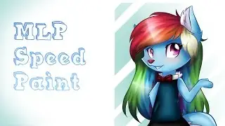 Mlp Speed Paint Rainbow Fox