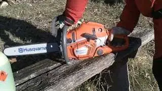 Husqvarna 550XPG - First start