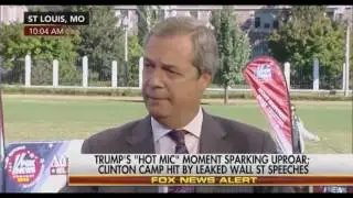 Nigel Farage on the Trump tape: he's not running for pope