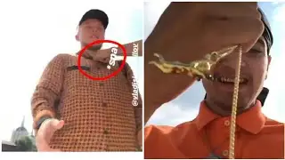 MANNY FRESH INCONTRA DIARIO DEL RUSSO A MILANO E RIPRENDE LA SUA COLLANA CON VIOLENZA