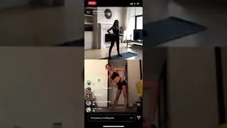Тренировка разминка+растяжка с Аделиной