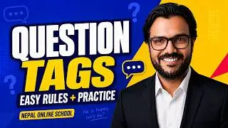 Question Tags Exercise | Secondary Level Grammar | Online English Class | Learn English Grammar