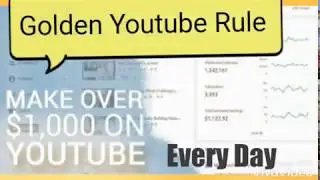Golden YouTube Trick to make $1000 everyday-part 1 #earnmoney #earn_money