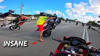 Florida's WILDEST Motorcycle Stunt Ride | Broward On Top 2024!