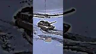 Американские и русские танки зимой! 