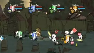Castle Crashers Ep 5: The CORNIEST Boss Ever!