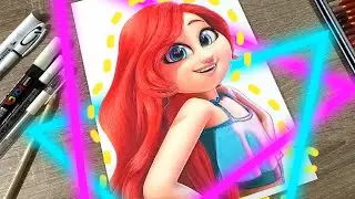 Chelsea the Mermaid [Ruby Gillman] drawing /// Русалка Челси из м/ф Руби Гильман рисунок.
