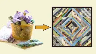 How to use the rest fabric strips? Patchwork
