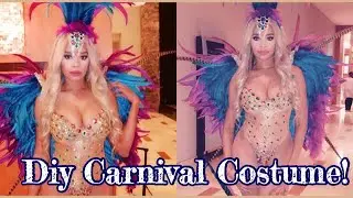 DIY CARNIVAL FEATHER BACKPACK (2019) | DIY CARNIVAL COSTUME.