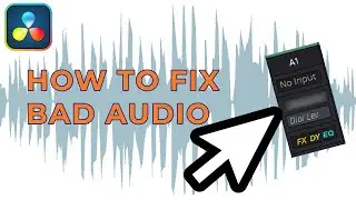 How to fix bad audio with ONE Click | Davinci Resolve