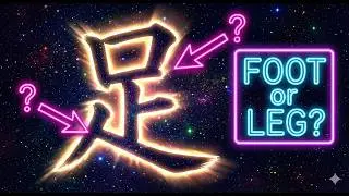足 (Foot) Kanji Meaning Explained: It's NOT 